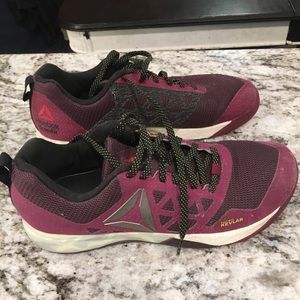 Purple Womens Reebok Nano 6 CrossFit shoe size 9
